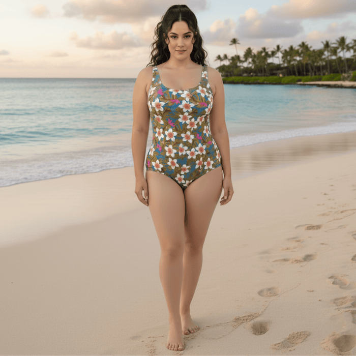 InstantFigure Hawaii Scoop Back Swimsuit