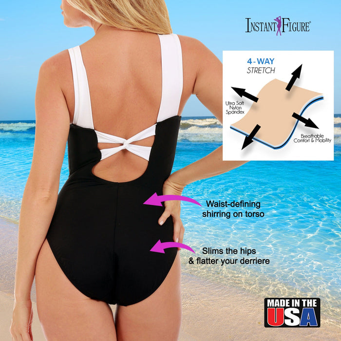 InstantFigure Knotted Swimsuit