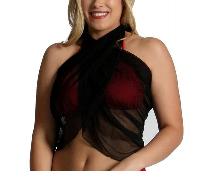 InstantFigure Mesh Cover Up Sarong