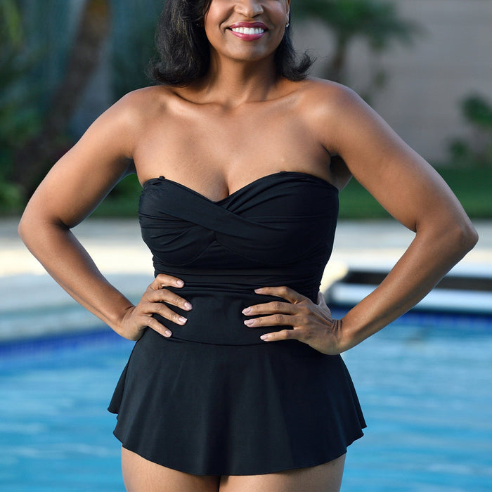 InstantFigure Strapless Swimdress