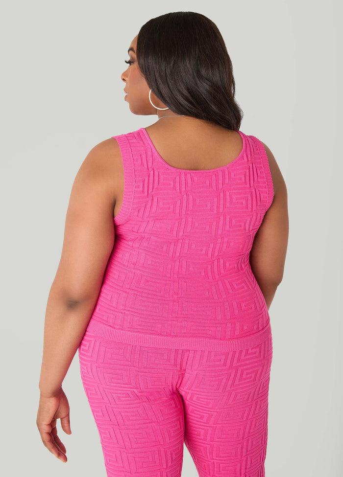 Jacquard Knit Tank