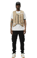 KIEL Men's premium cire padded vest with functional tape and multi pocket
