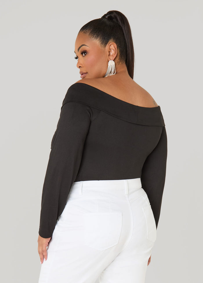 Knotted Long Sleeved Bodysuit