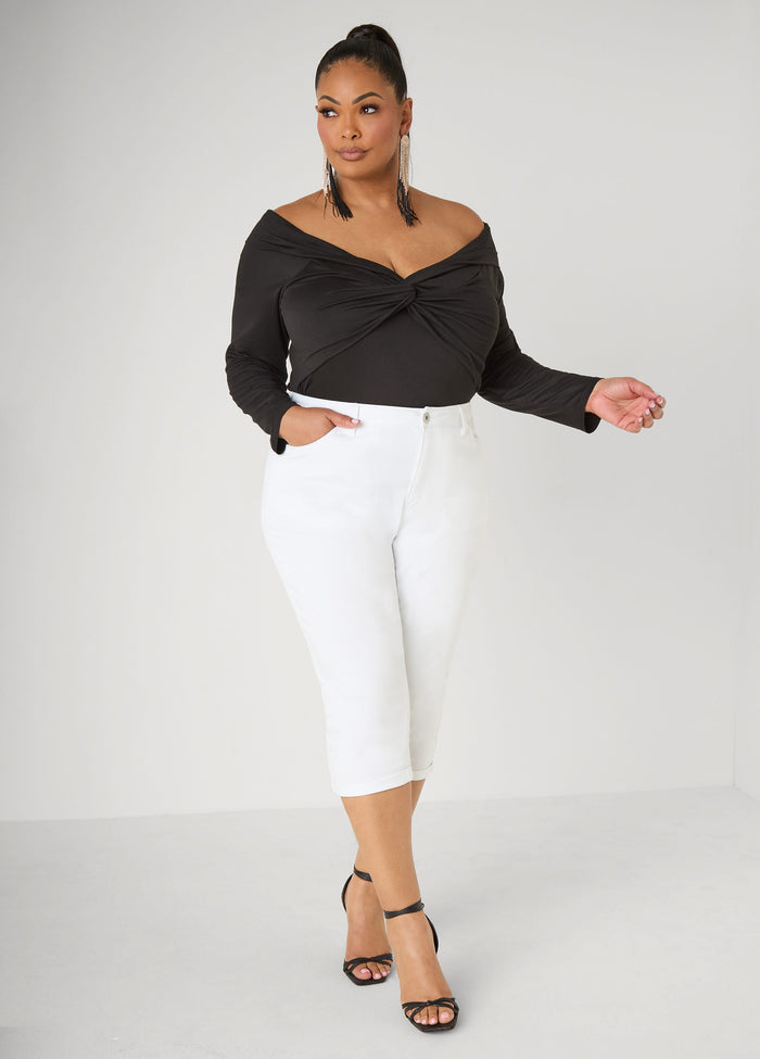 Knotted Long Sleeved Bodysuit