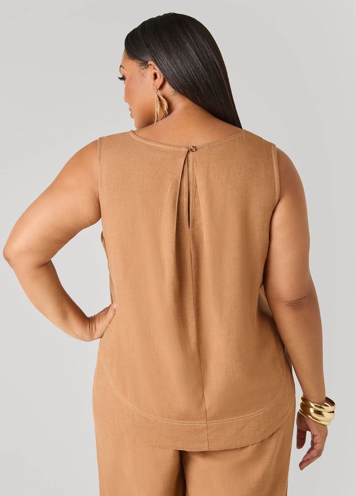 Linen Blend Top