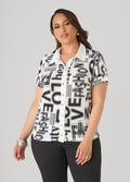 Love Fashion Print Shirt
