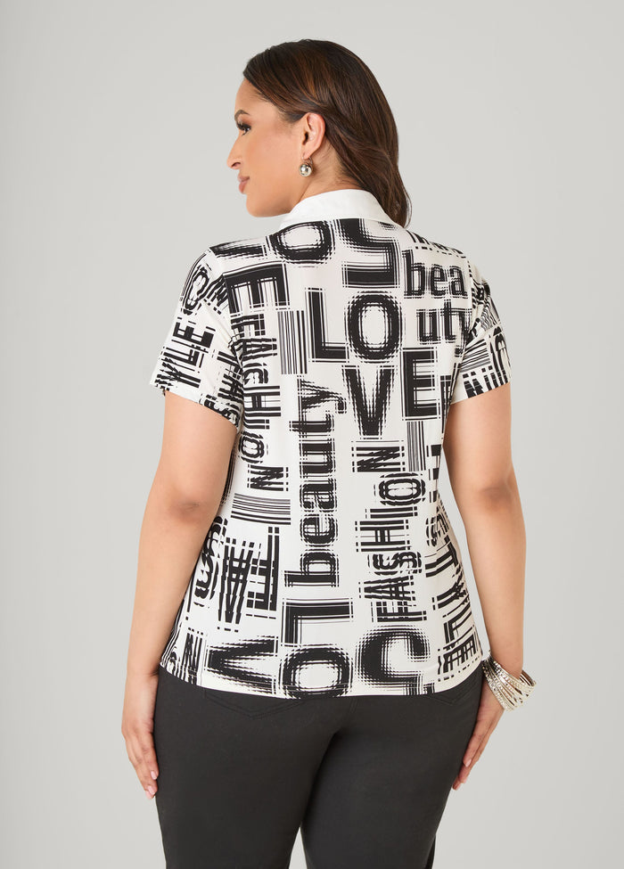 Love Fashion Print Shirt