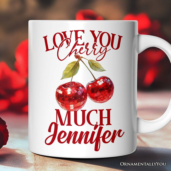 Love You Cherry Much Ceramic Mug