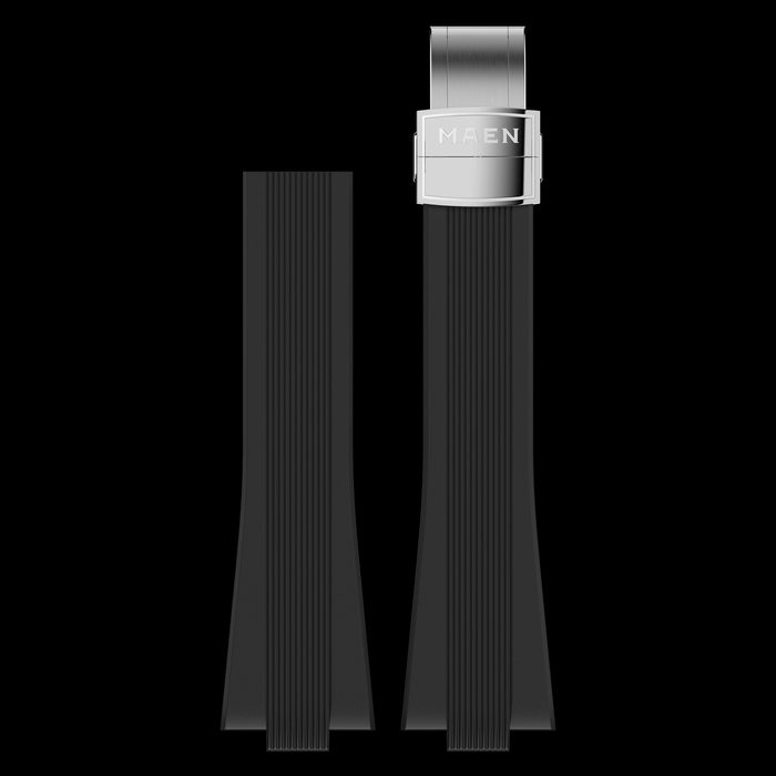 M37 BLACK INTEGRATED FKM STRAP