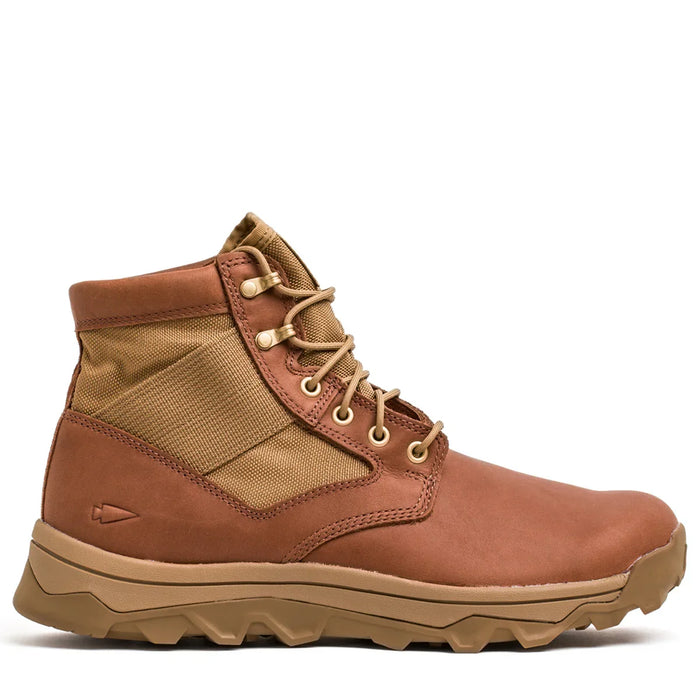 GORUCK LeadMACV-2 Mid Top rucking boot in briar and coyote brown, rugged sole