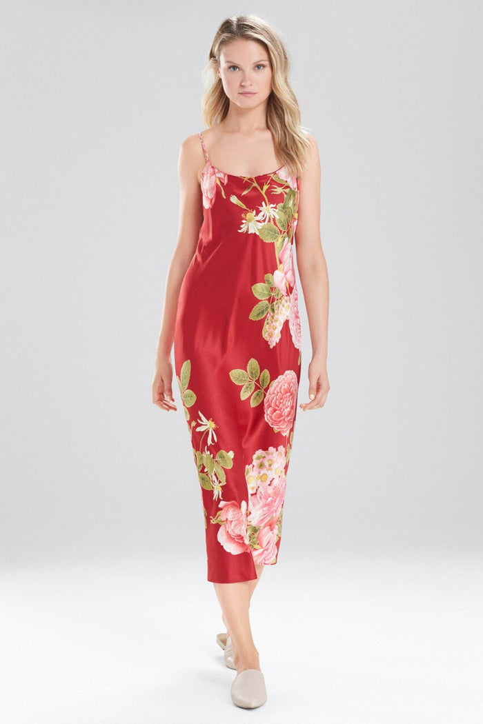 Mandarin Printed Gown