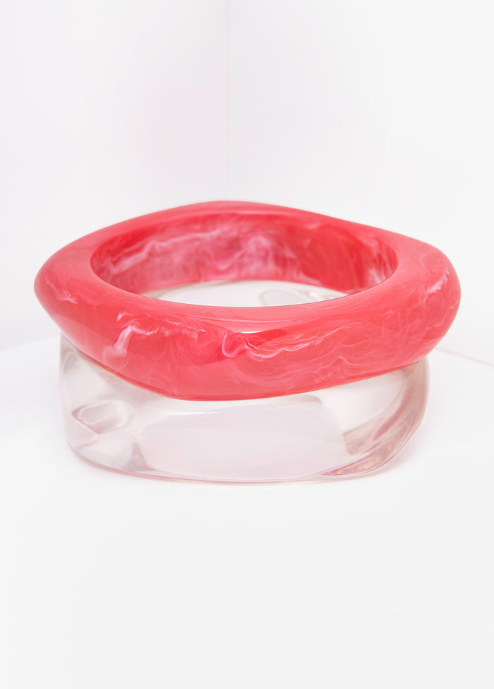 Marbled Bangle Set