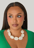 Marbled Necklace Set