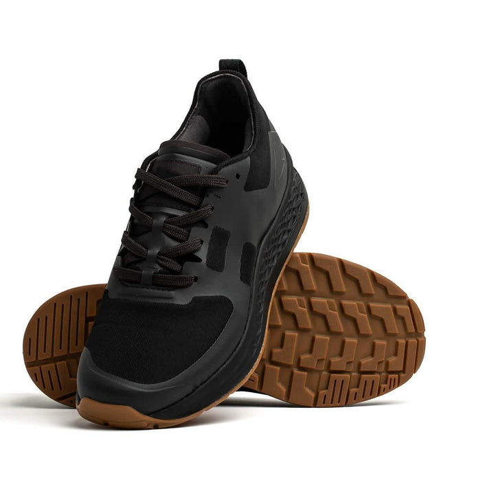 GORUCK black rucking shoe with gum sole, durable design, tough outdoor footwear