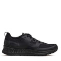 GORUCK Rough Runners Blackout all-black rucking shoe side view with rugged sole