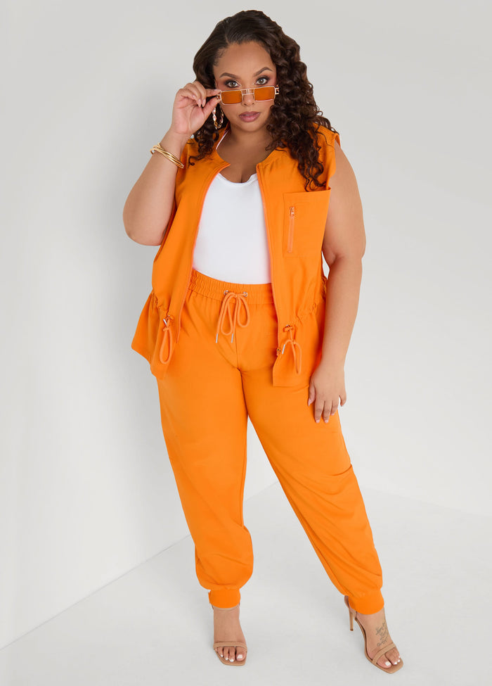 Mid Rise Drawstring Joggers