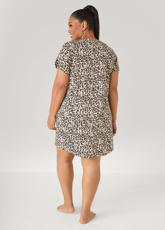 Moon To Noon Leopard Sleepshirt
