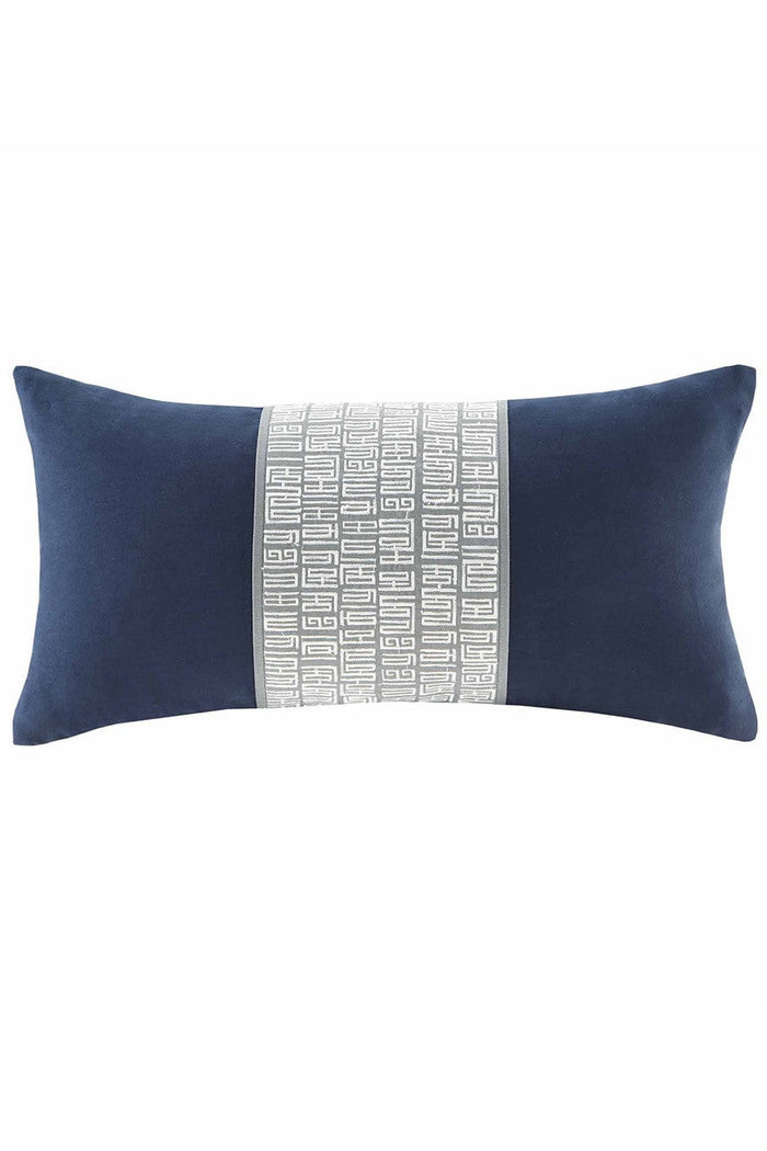 Nara Navy Oblong Pillow