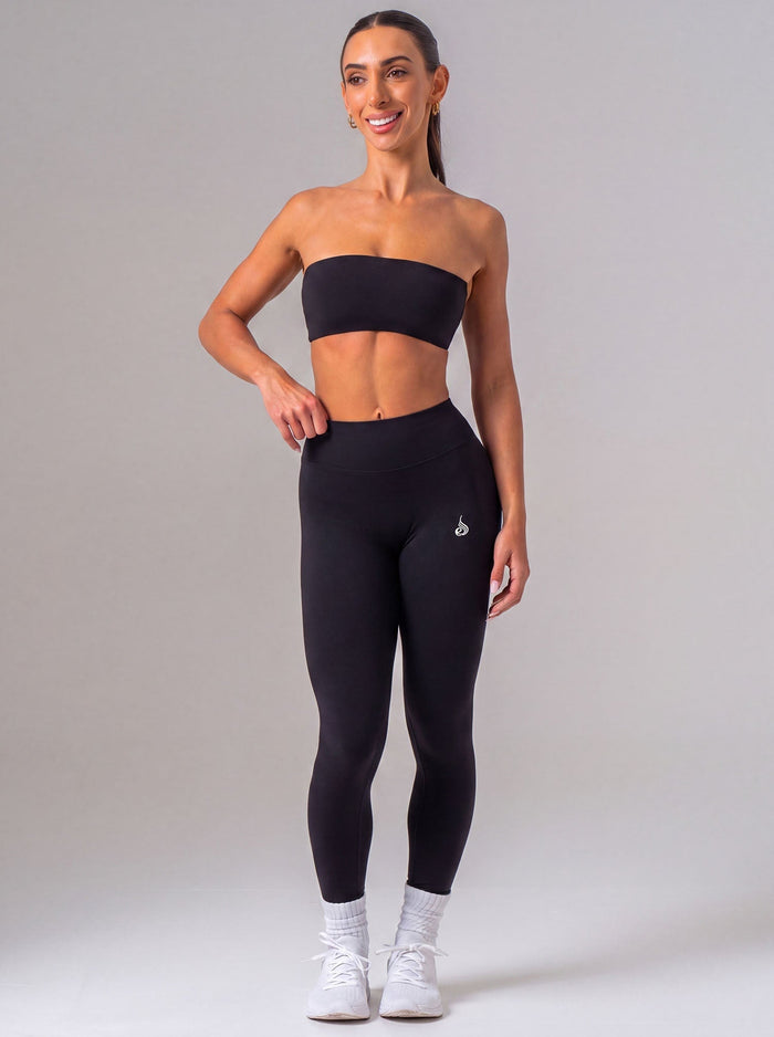 NKD Invisible Scrunch Leggings - Black Clothing Ryderwear