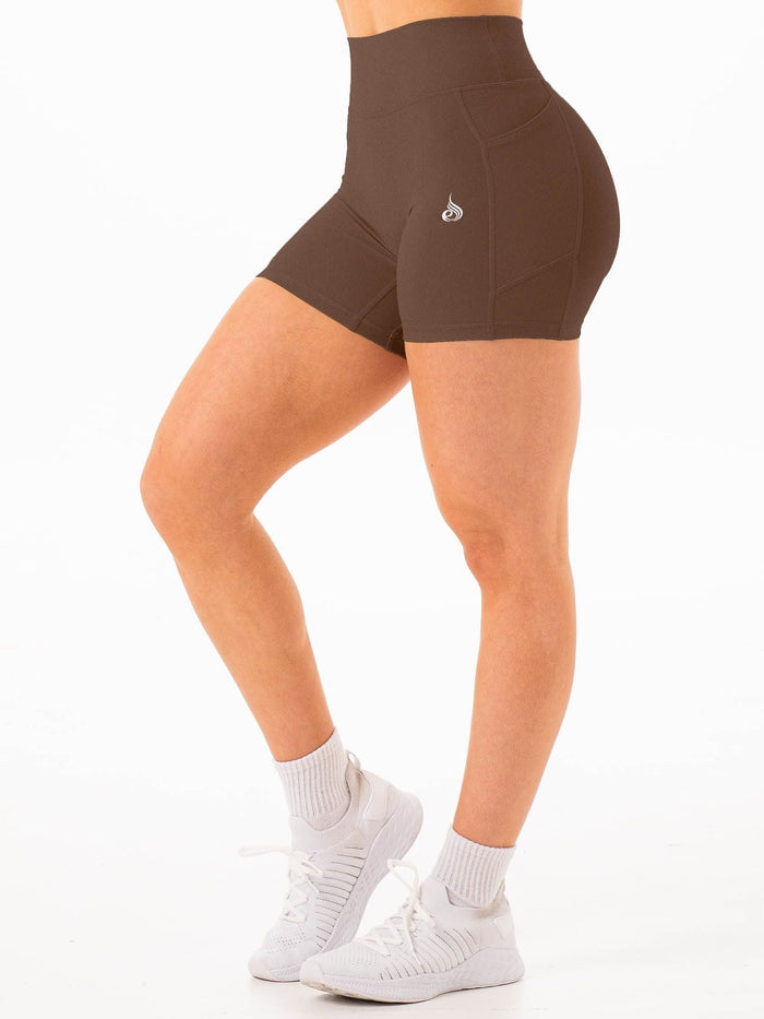 NKD Pocket Shorts - Espresso Clothing Ryderwear
