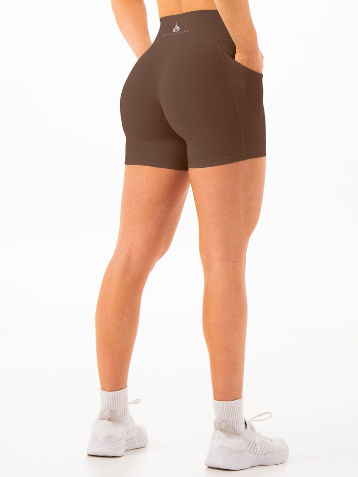 NKD Pocket Shorts - Espresso Clothing Ryderwear
