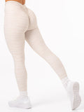 NKD V Scrunch Leggings - Oat Marl Clothing Ryderwear