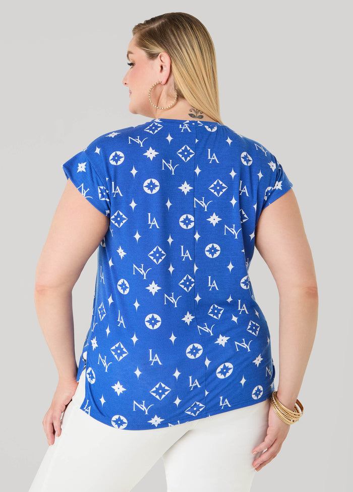 NY To LA Printed Tee