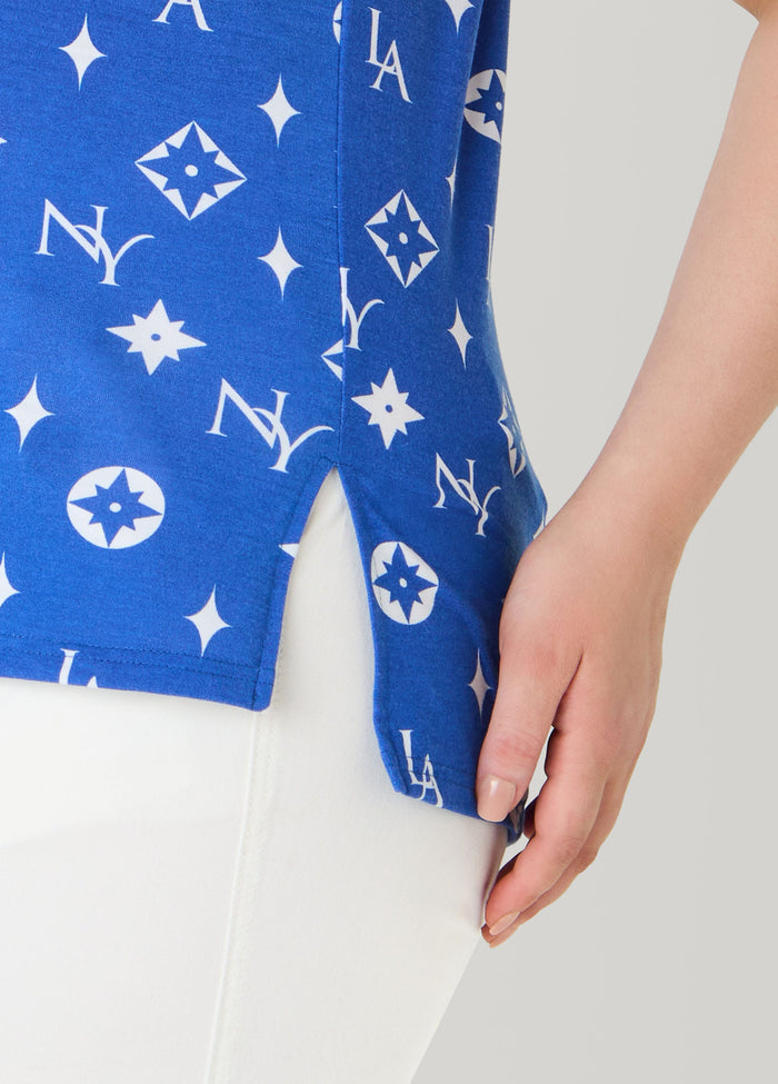 NY To LA Printed Tee