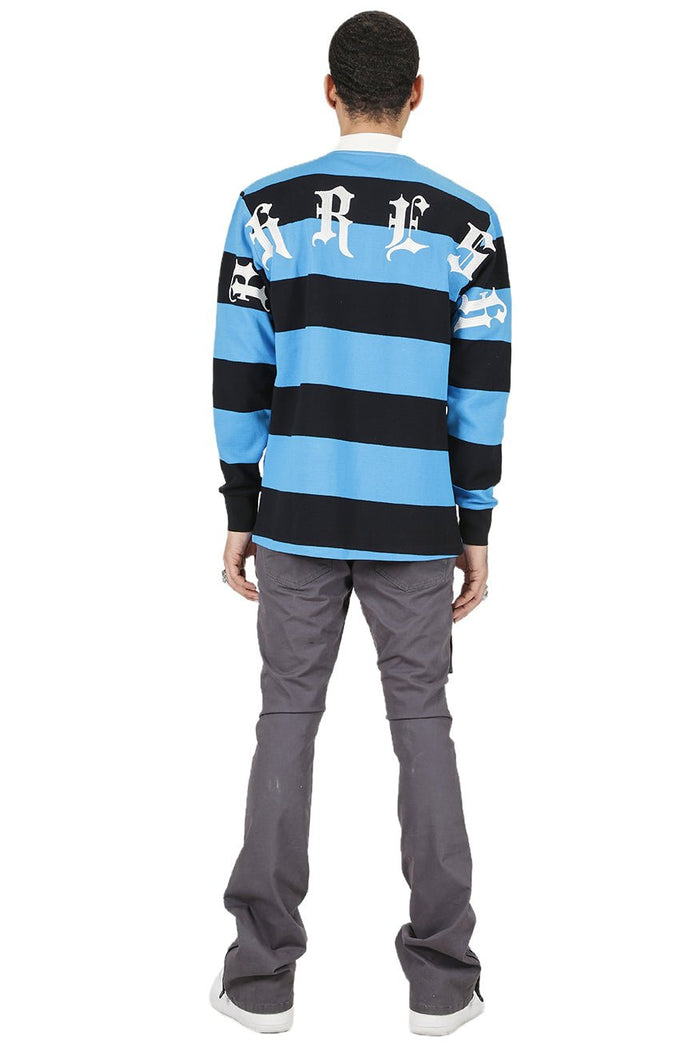 OCEAN Men's Long Sleeve Polo Shirt