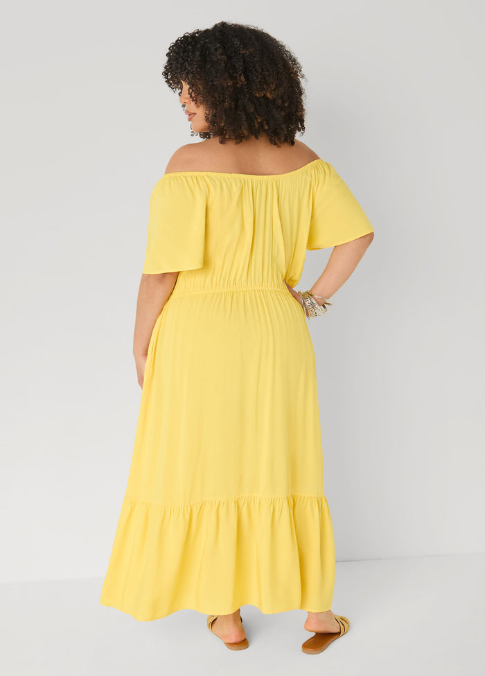 Off The Shoulder Maxi Dress