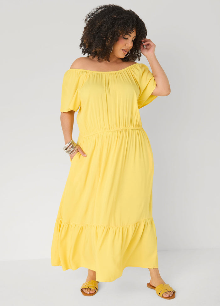 Off The Shoulder Maxi Dress