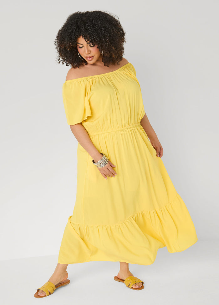 Off The Shoulder Maxi Dress