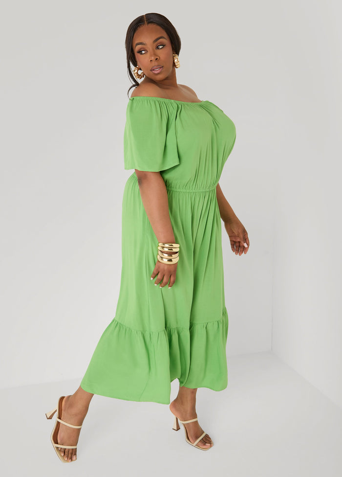 Off The Shoulder Maxi Dress