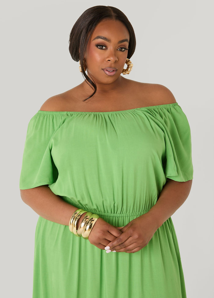 Off The Shoulder Maxi Dress