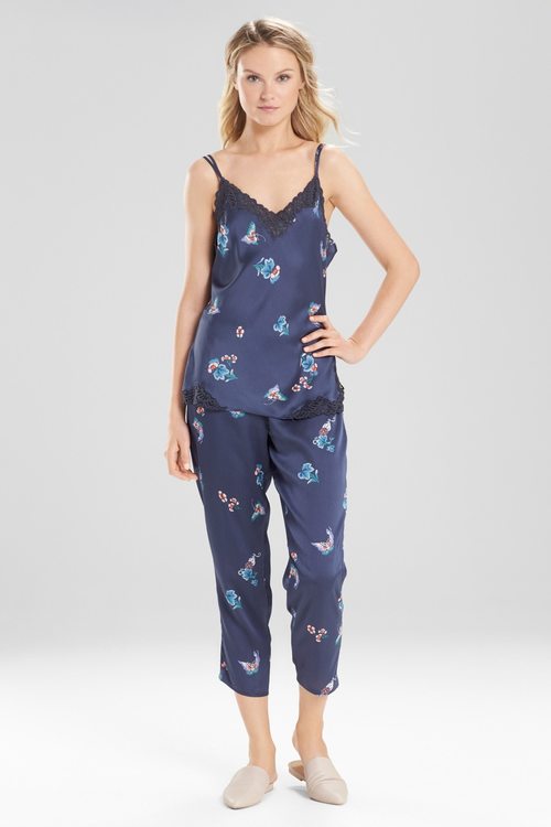 Papillon Printed Feathers Satin Cami