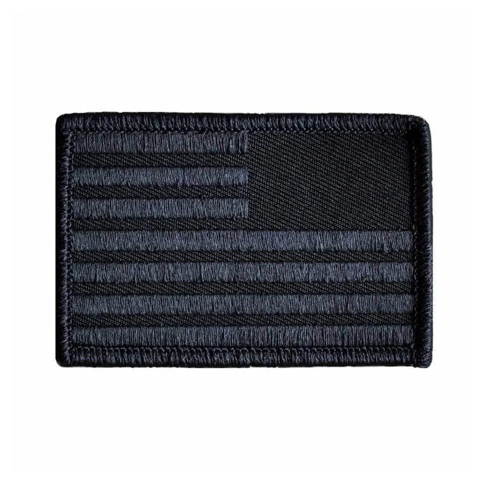 GORUCK black tactical reverse American flag patch with embroidered details