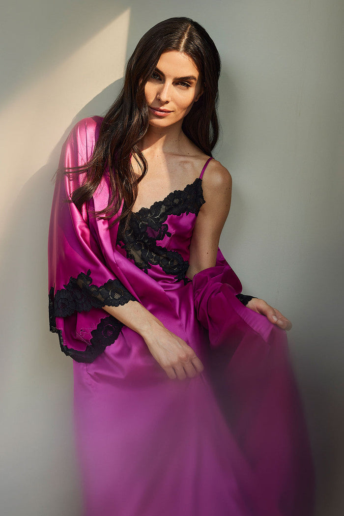 Peony Glamour Slip Dress