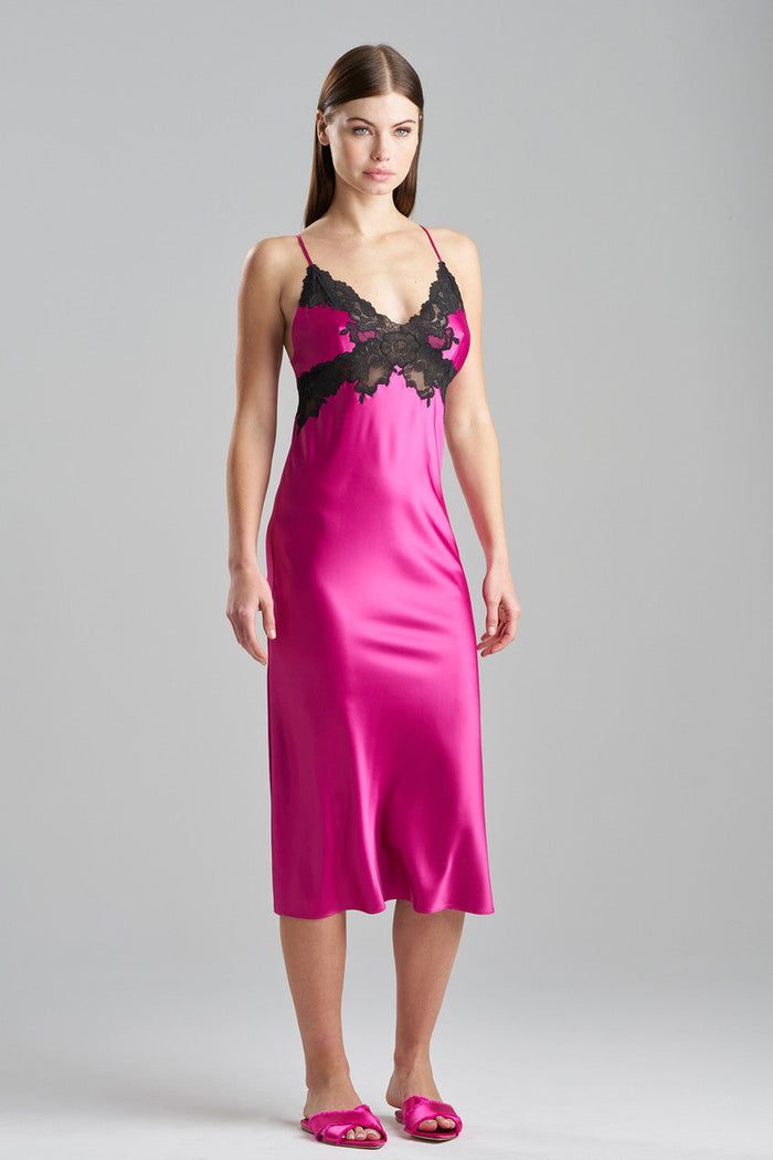 Peony Glamour Slip Dress