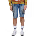 Pike Limited Premium Washed Denim Short Pants.