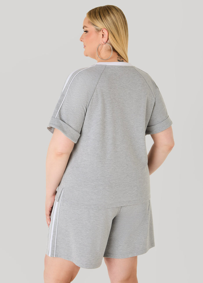 Piped French Terry Top