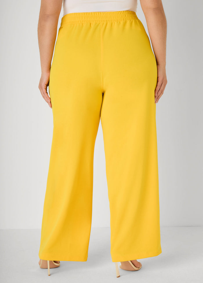 Pleated Wide Leg Pants
