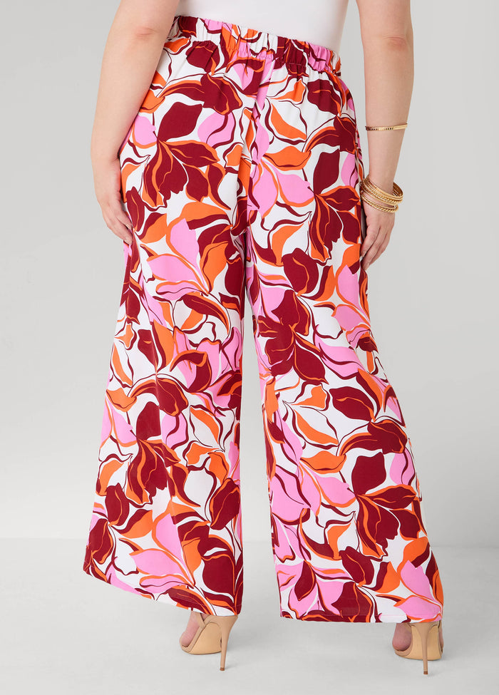 Printed High Waist Pants