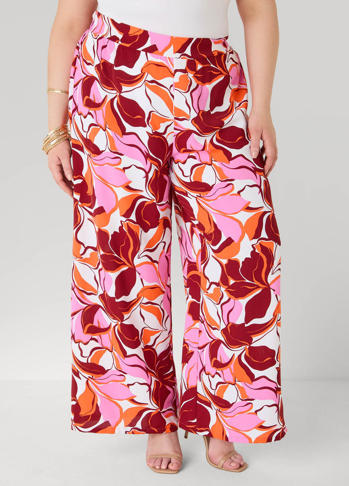 Printed High Waist Pants