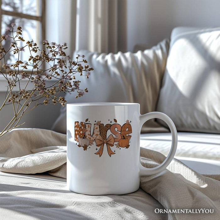 Pumpkin Nurse Ceramic Mug