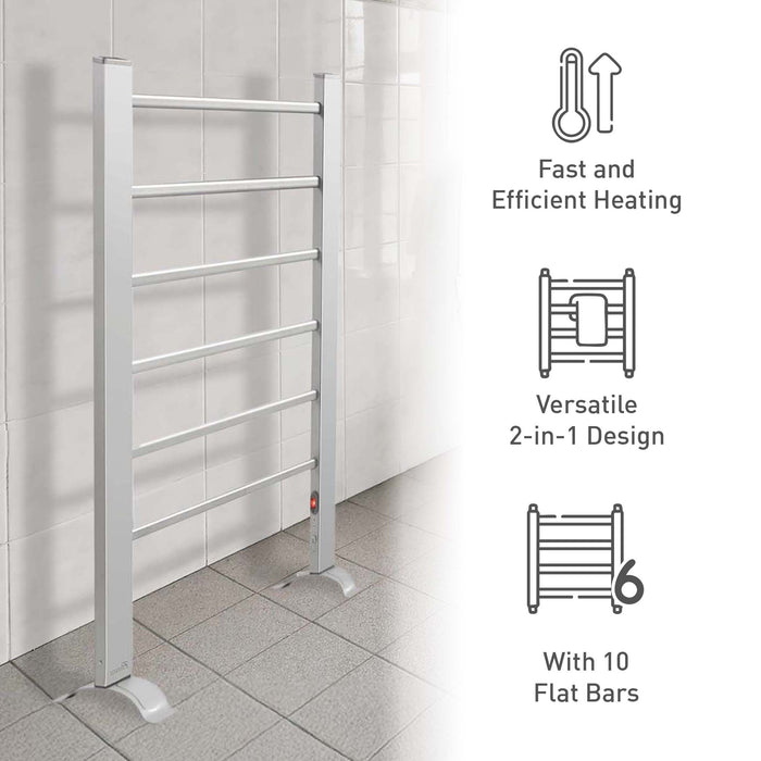Pursonic 6 Bar Electric Towel Warmer