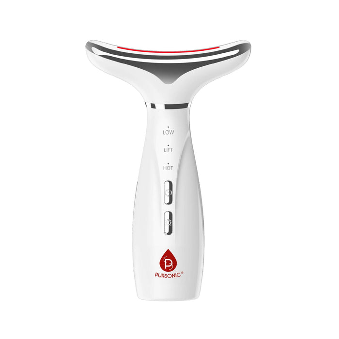 Pursonic 7 Color LED Light Therapy Neck And Face Device