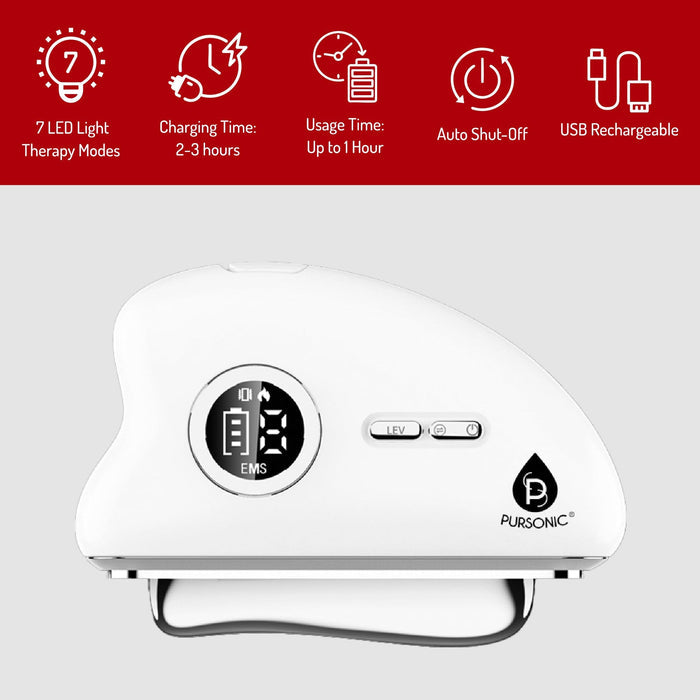 Pursonic 7 In 1 LED Light Therapy Beauty Wand