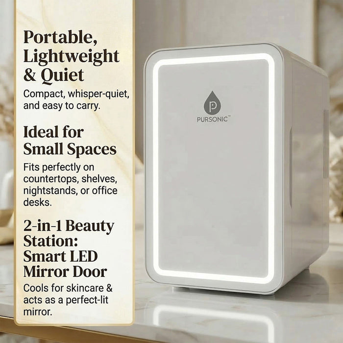 Pursonic Mini Beauty Fridge