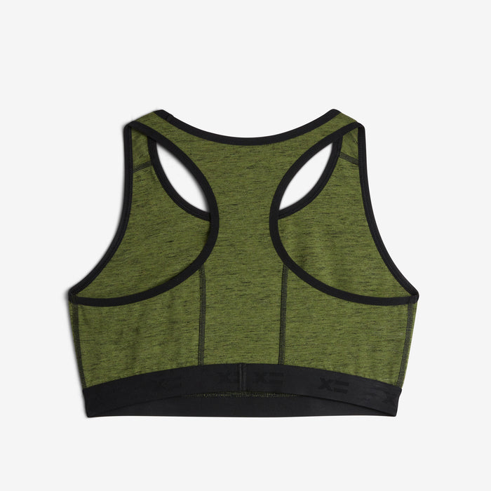 Racerback Soft Bra - Forest Heather