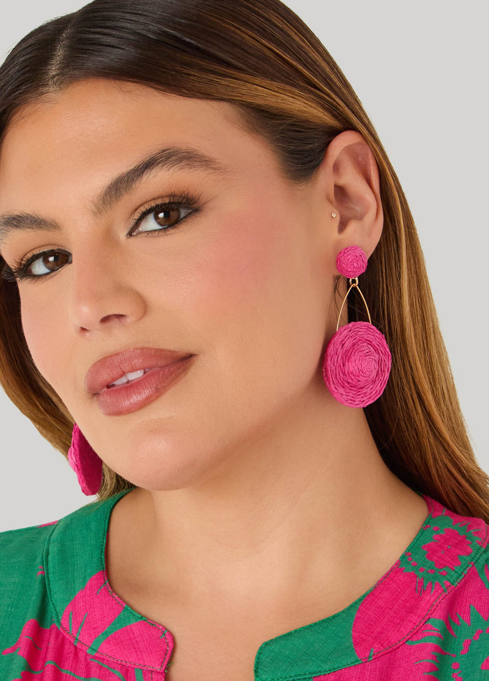 Raffia Drop Earrings